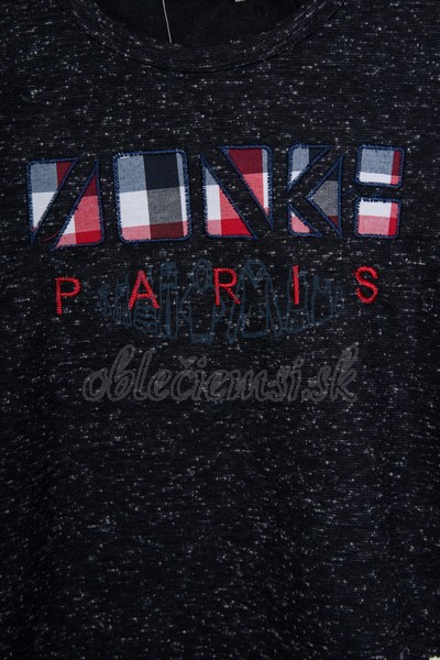 Tričko s nápisom Paris čierna 3